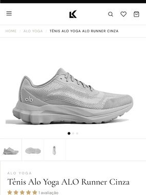 BNWOB ALO Yoga Gray Sneaker